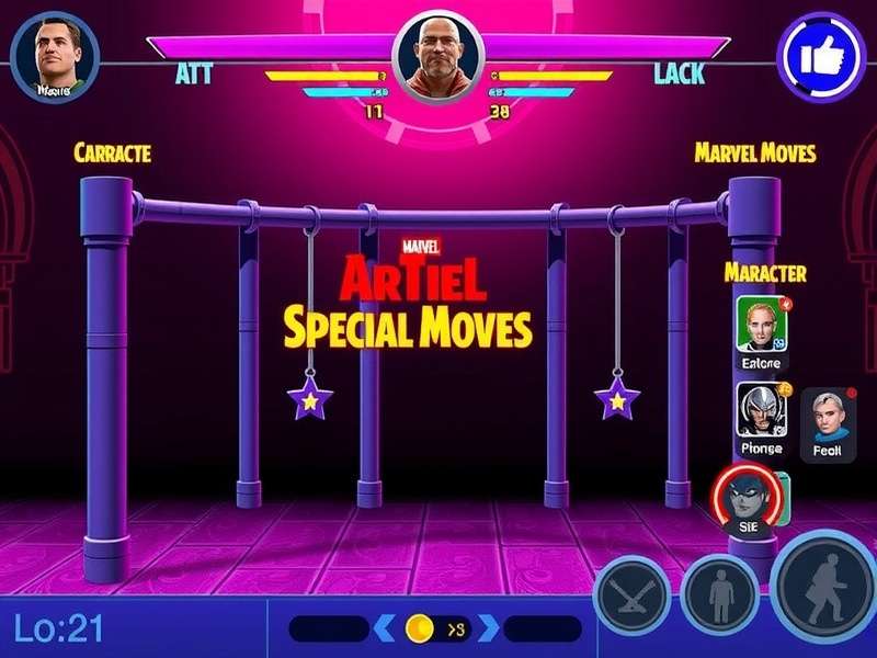 Marvel Mace Maestro combat interface showing special moves