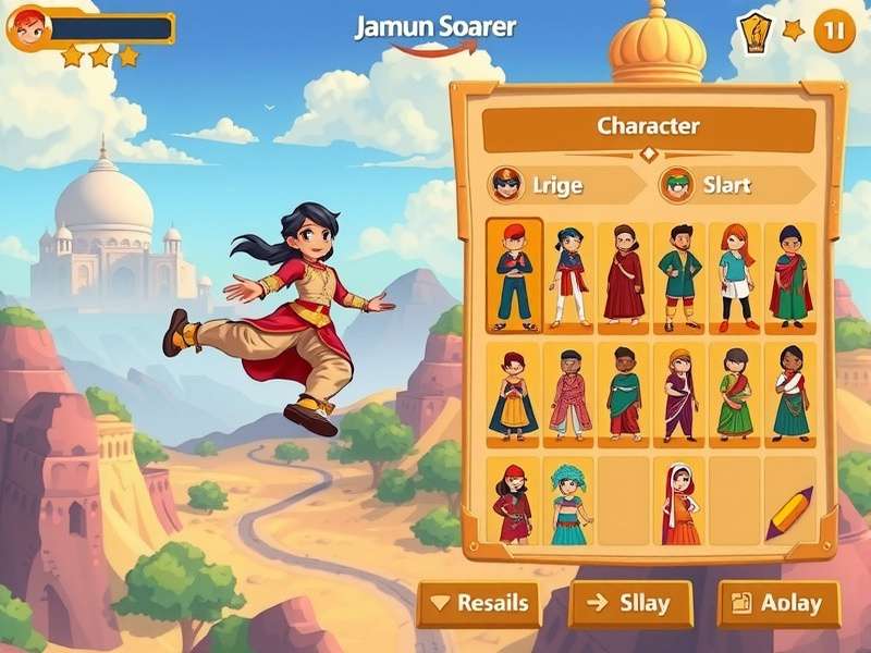 Development team working on Jamun Soarer game design