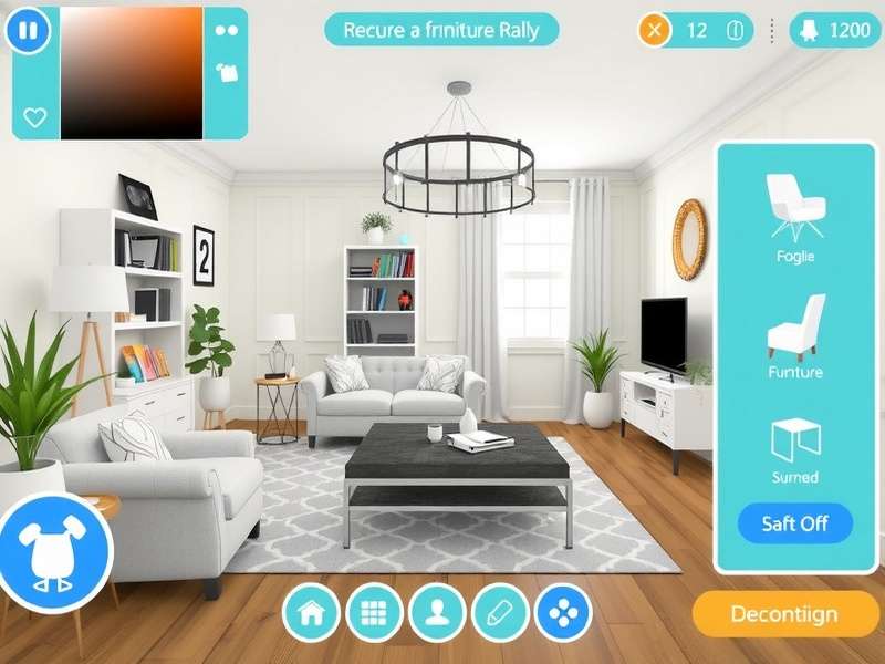 Room Redesign Rally furniture catalog and customization options
