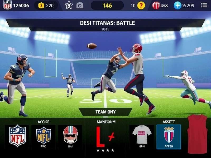 Desi NFL Titans Battle strategic gameplay