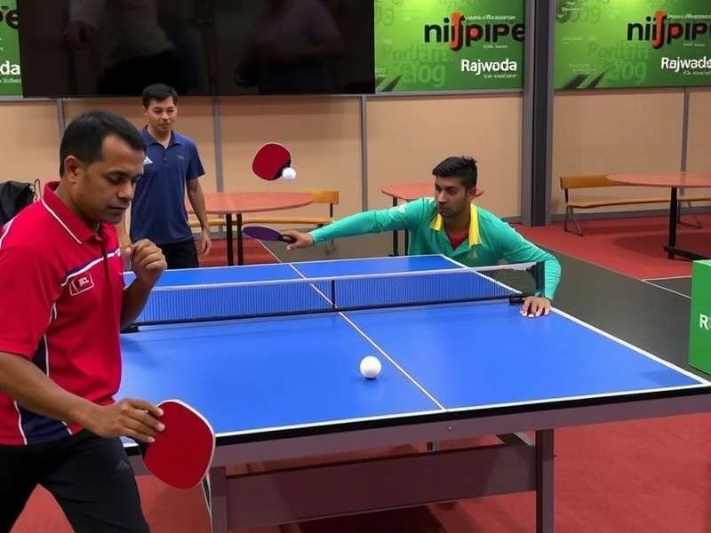 Specialized Rajwada Ping Pong equipment including paddles and balls