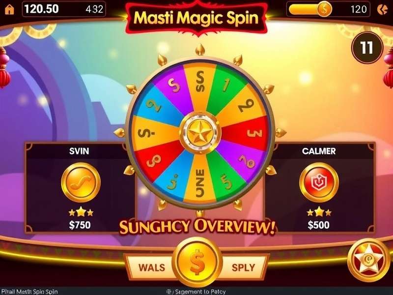 Masti Magic Spin feature overview showing multiple game modes