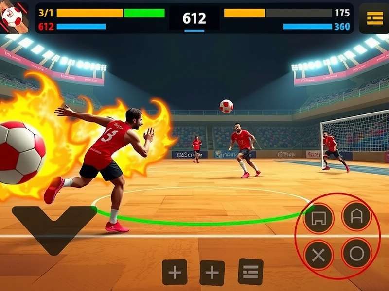 Bharat Handball Titan rule illustration and court dimensions