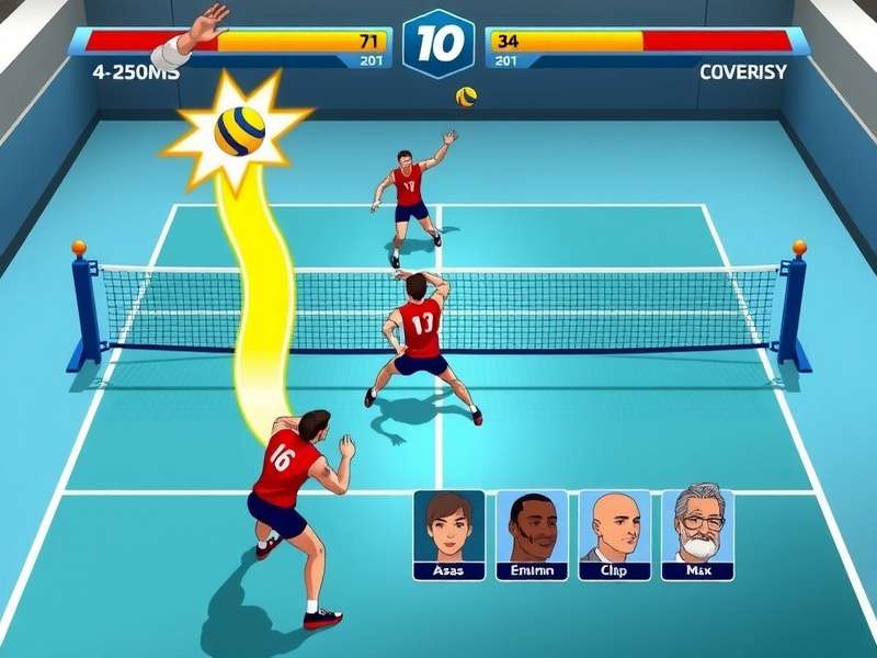 Volley Victorious Kingpin advanced mechanics illustration showing combo system
