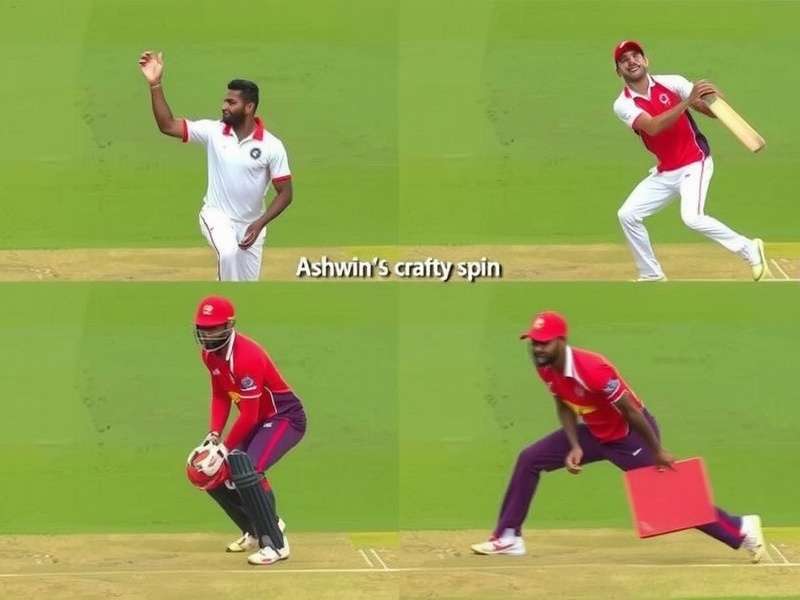 Ashwin S Crafty Spin bowling action demonstration
