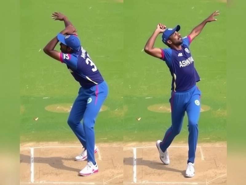 Different grip variations in Ashwin S Crafty Spin