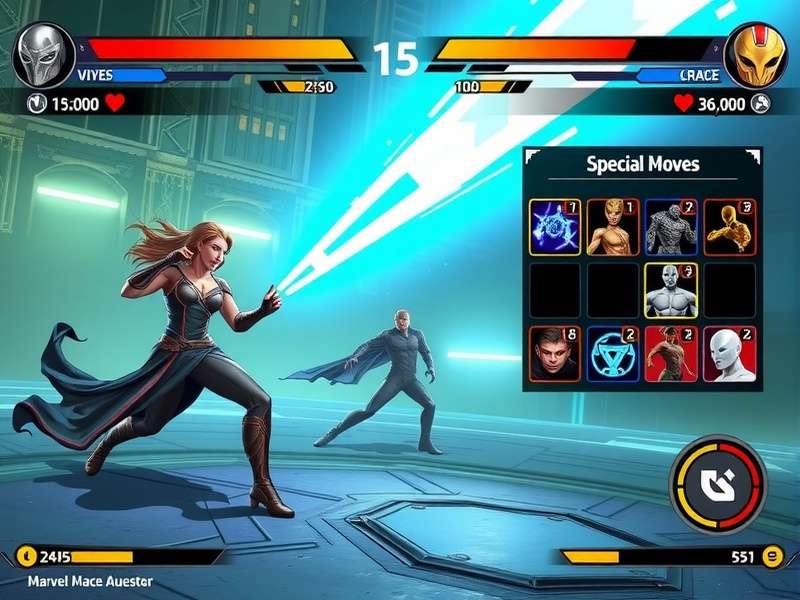 Marvel Mace Maestro gameplay screenshot showing character combat