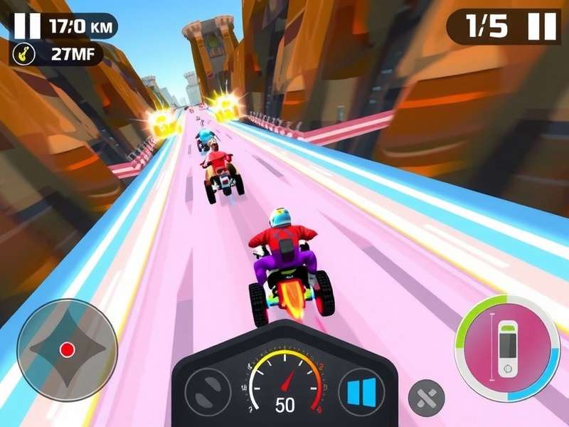 Zip Fury Showdown multiplayer race with multiple players competing