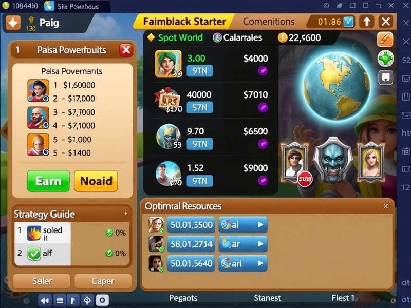 Paisa Powerhouse strategy guide showing optimal resource allocation