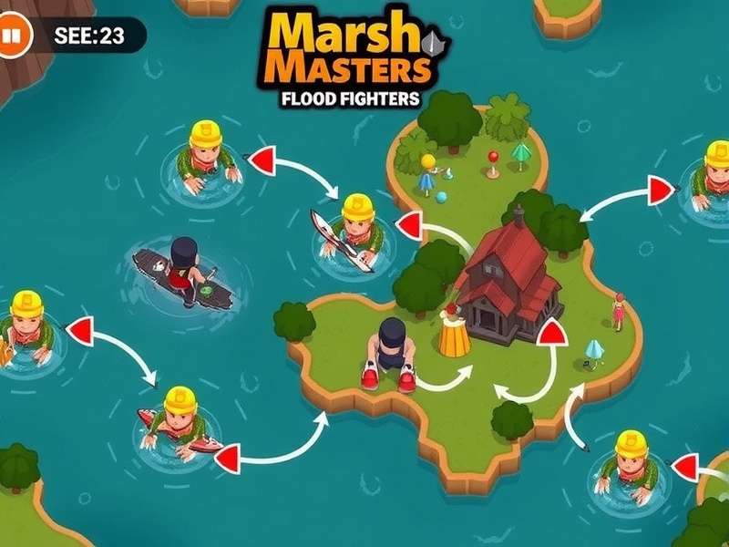 Marsh Masters Flood Fighters character selection screen