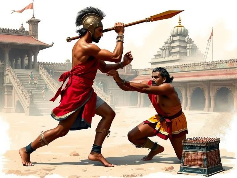 Historical depiction of Tumkur Mighty Gladiator