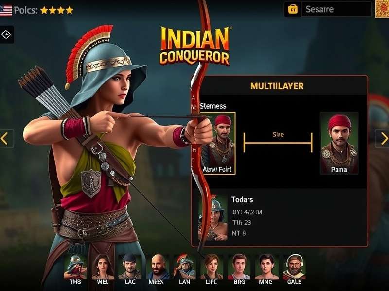 Indian Arrow Conqueror character customization options