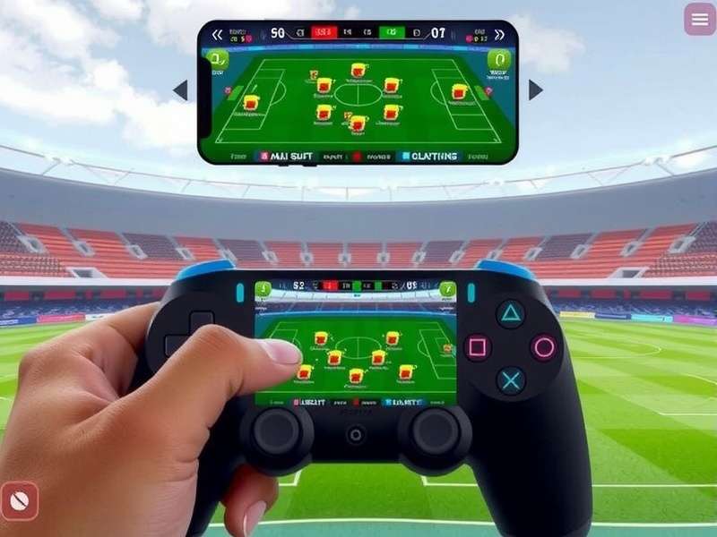 Mumbai Football Stars gameplay screenshot showing controls and interface