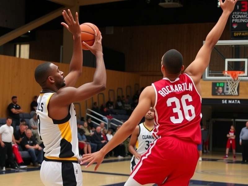 Court Conquerors basketball game in action