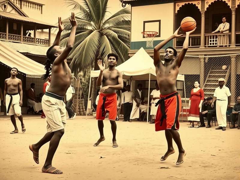 Indian Hoop Elite player demonstrating shooting technique