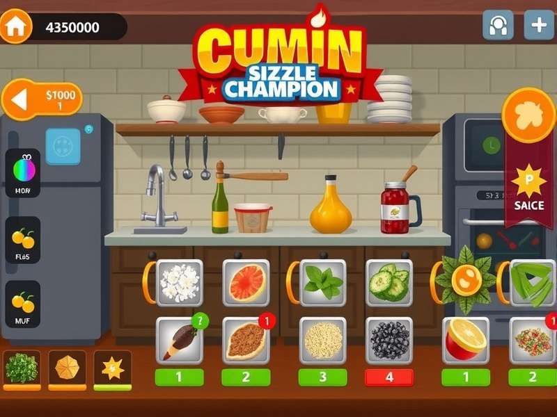 Cumin Sizzle Champion multiplayer competition screen