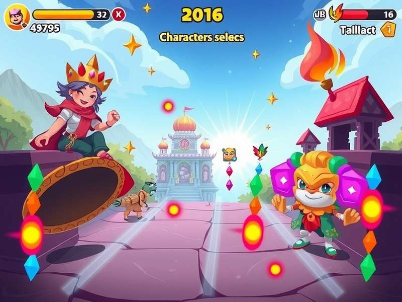 Holi Magic Clash character selection screen