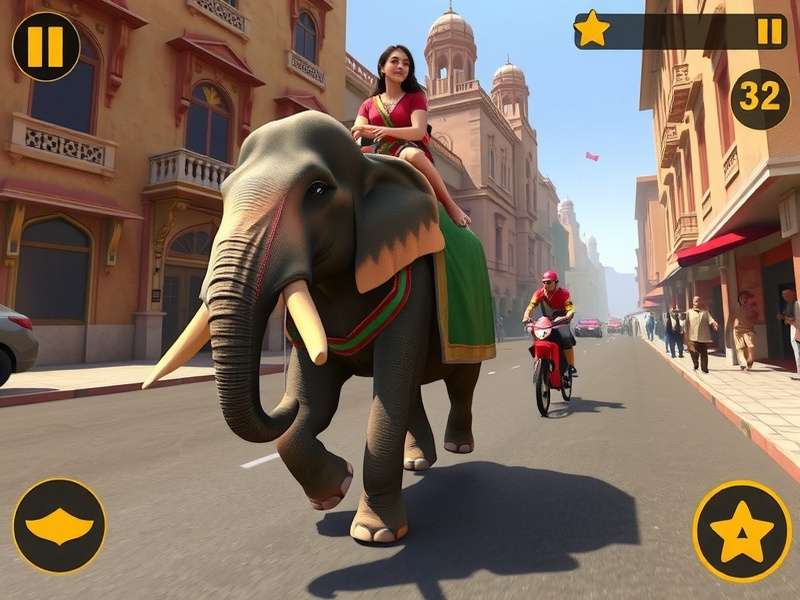 Elephant Trek Jaipur Adventure puzzle solving interface