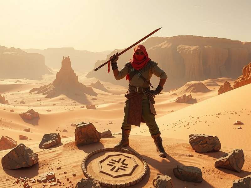 Thar Mirage Masters rocky plateau environment with hidden caves