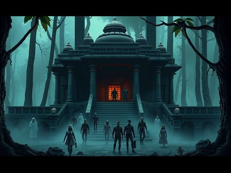 Bhootiya Jungle gameplay screenshot showing haunted forest environment