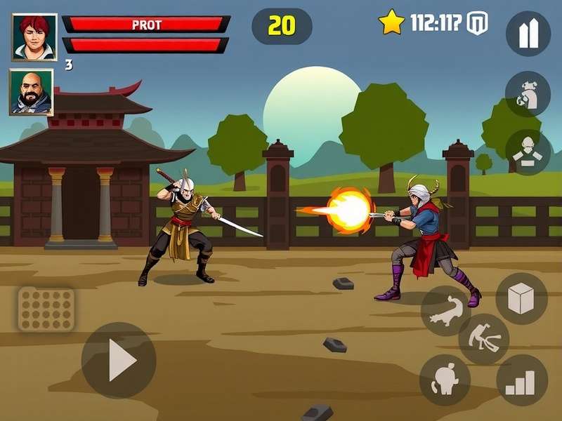 Character selection screen in Samurai Clash Punjab