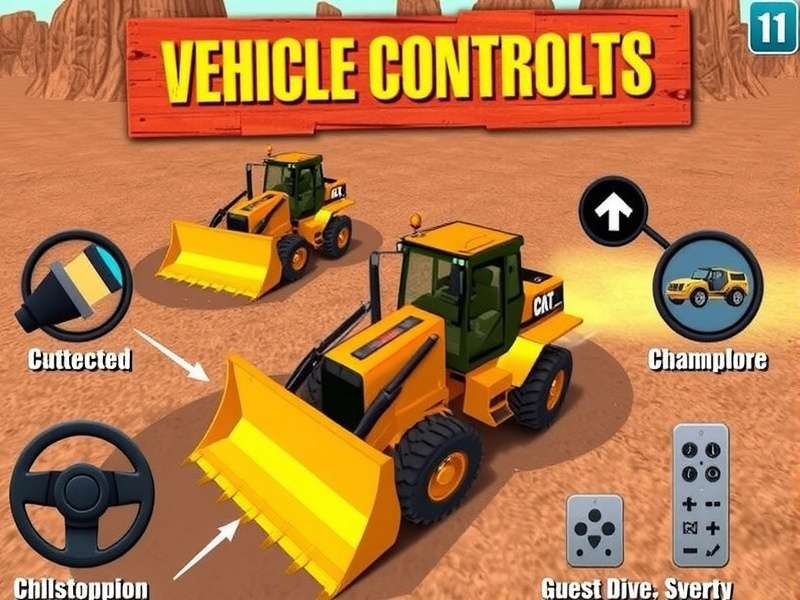 Bulldozer Blast Game Screenshot