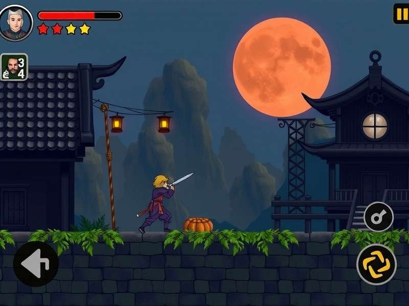 Nellai Ninja Shadow Walk Gameplay Screenshot