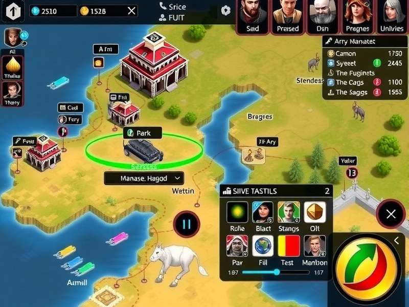 Sovereign S Dynasty Rise gameplay screenshot showing empire management