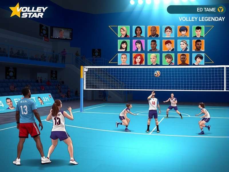 Defensive formation diagram showing player positioning in Volley Legendary Star