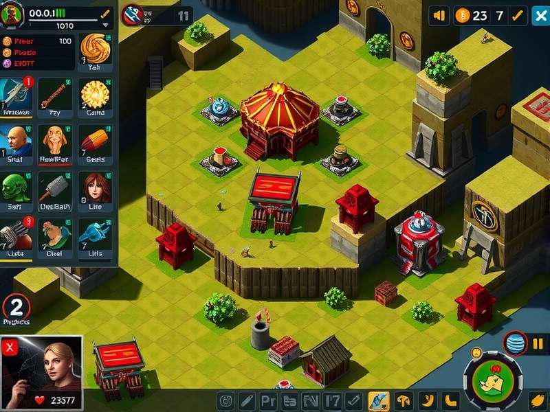 Predator Siege Secret Base combat interface showing unit formations and battle commands