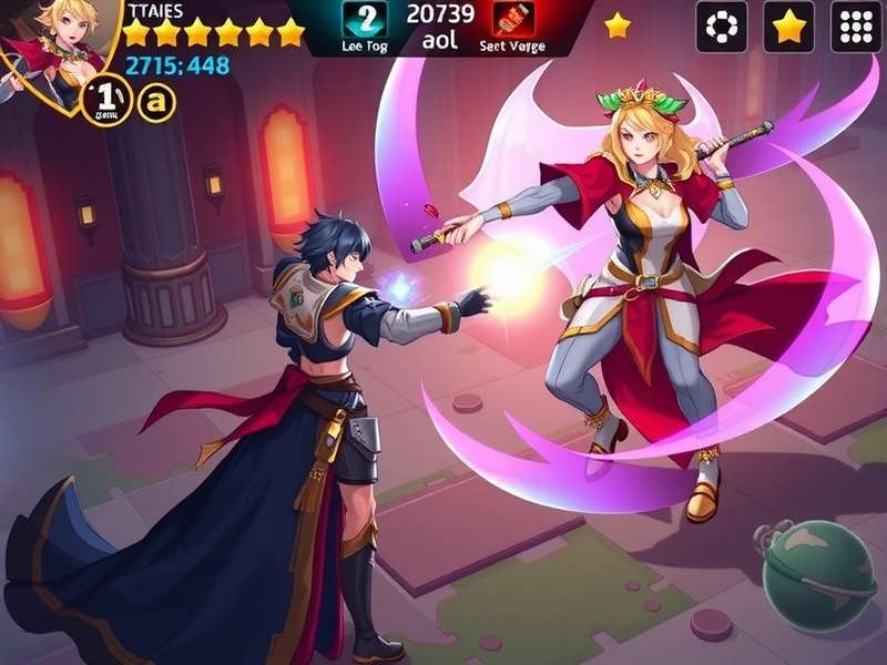 Saffron Blitz Vanguard gameplay screenshot showing character combat