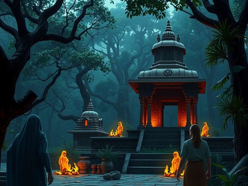 Bhootiya Jungle ghost encounter showing various supernatural entities