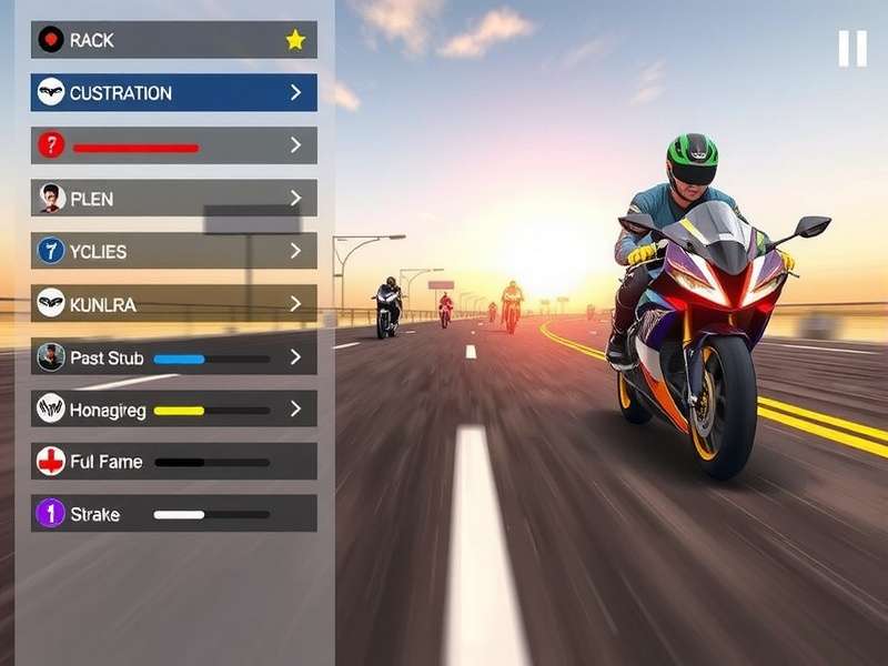 High Speed Cycler gameplay screenshot showing racing action