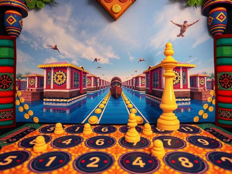 Kerala Canal Prodigy game pieces and tokens