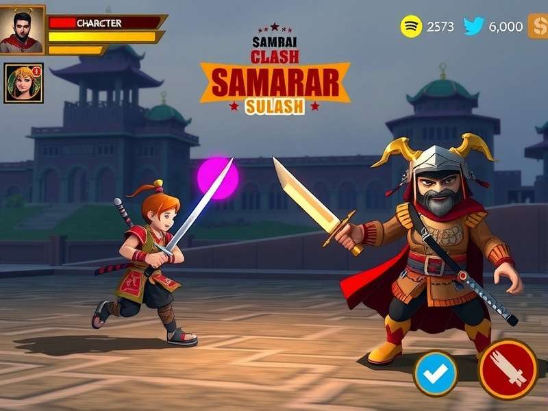 Samurai Clash Punjab gameplay screenshot showing character combat