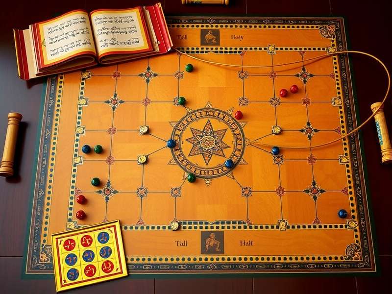 Ancient manuscript depicting early version of Tarn Taran Glorious Path