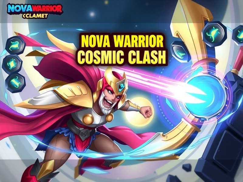Nova Warrior Cosmic Clash Game Banner