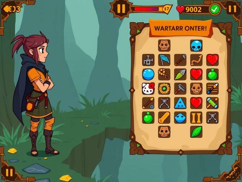 Pav Adventure Quest gameplay screenshot showing character exploration