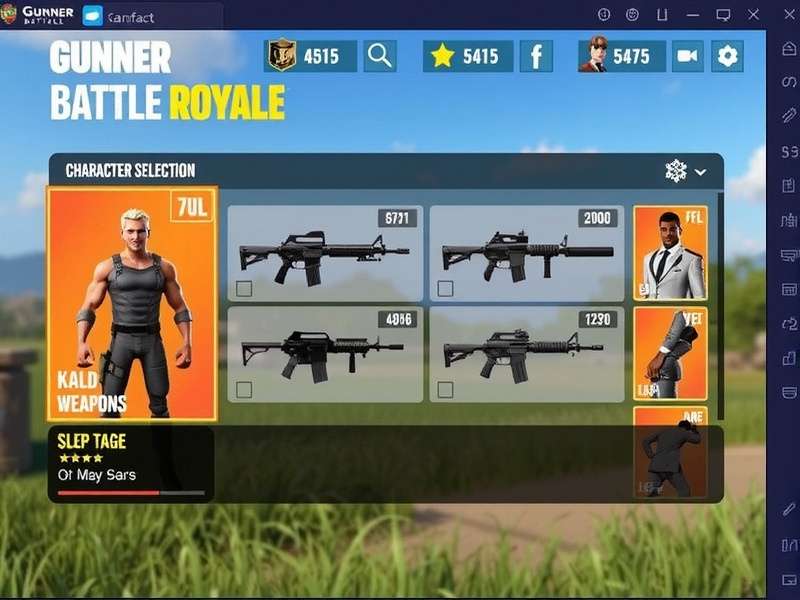 Gunner Battle Royale Weapons Collection