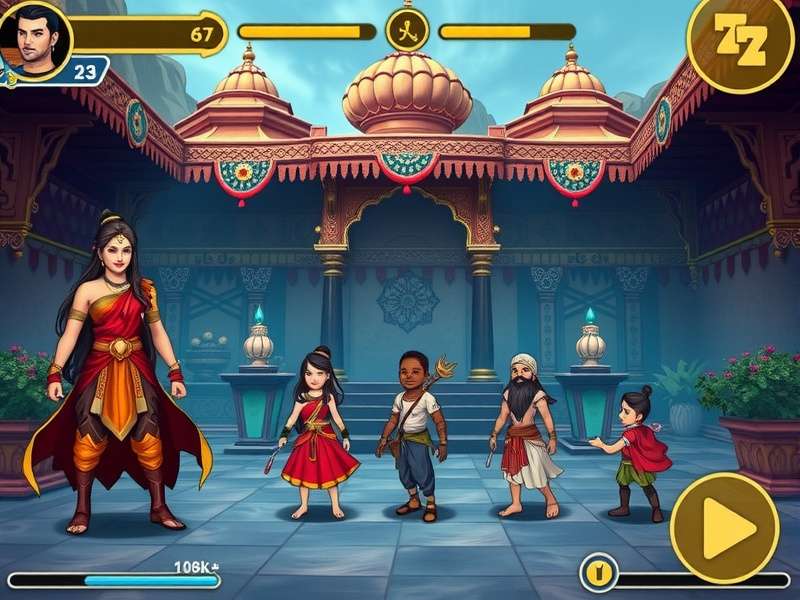 Anise Mystic Ruler character selection screen showing diverse protagonists