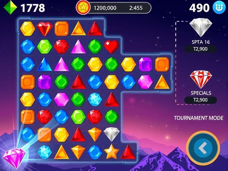 Diamond Chase Star tournament mode interface