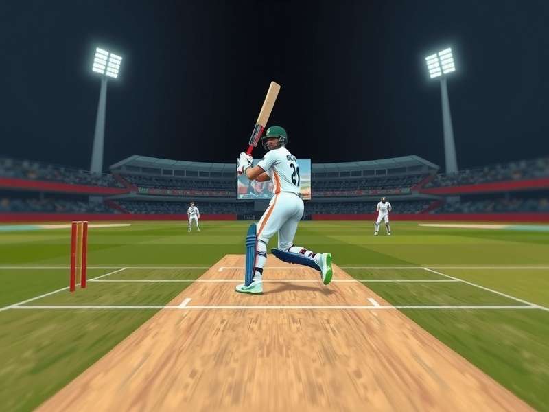 Indian Cricket VR Gladiator bowling interface