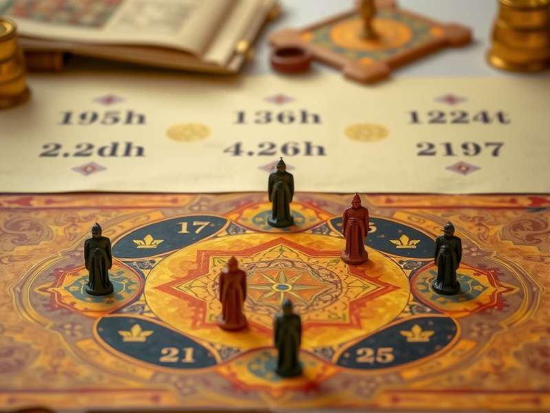 Traditional Indian board game setup showing Tarn Taran Glorious Path