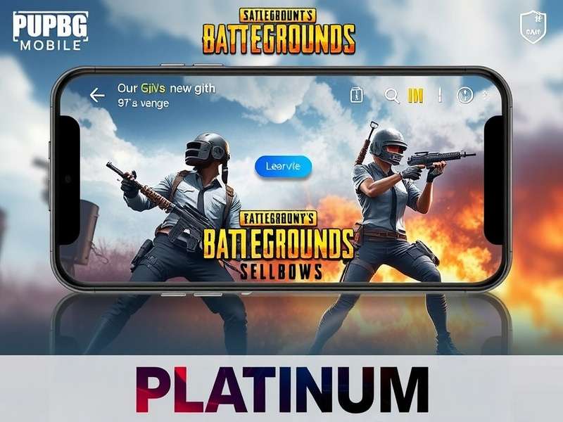 PUBG Mobile Platinum Tier gameplay showcasing competitive battle