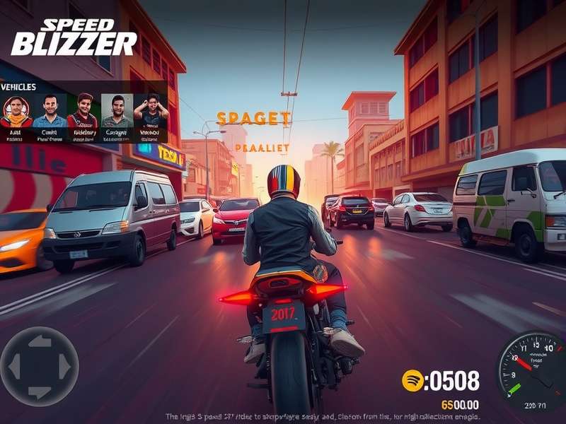 Speed Blitzer vehicle customization interface