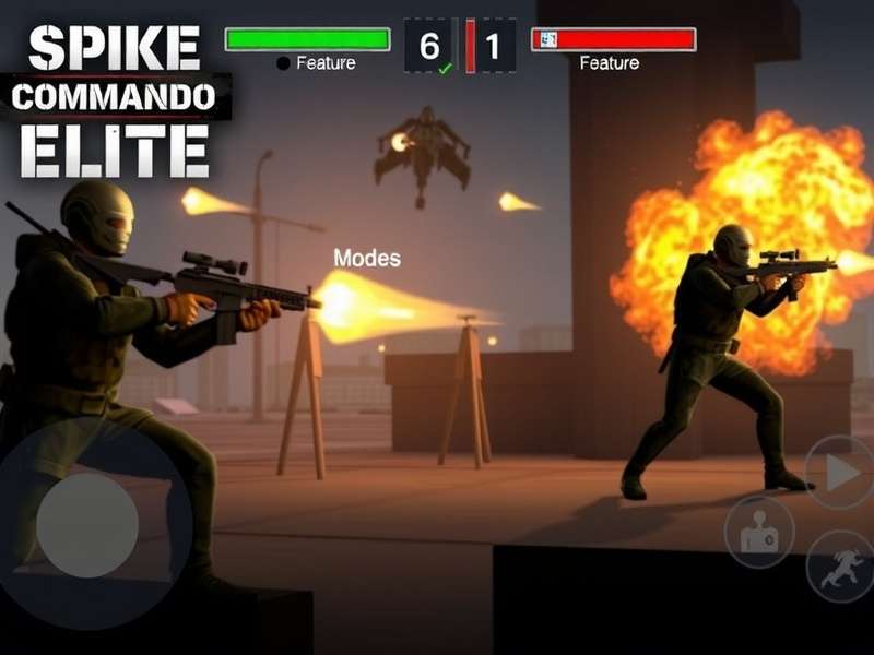 Spike Commando Elite character selection screen showing diverse operatives