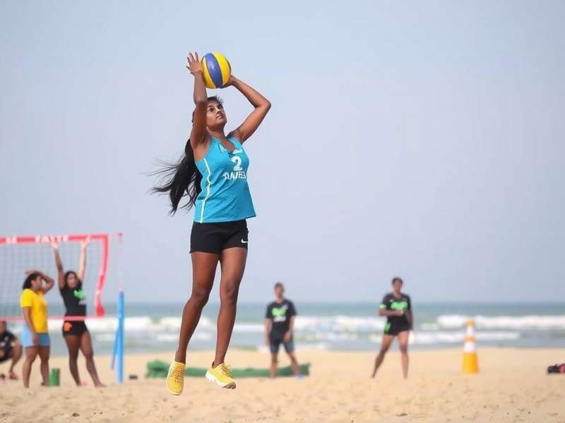 Deepika Kumar setter for Beach Volley India Queens