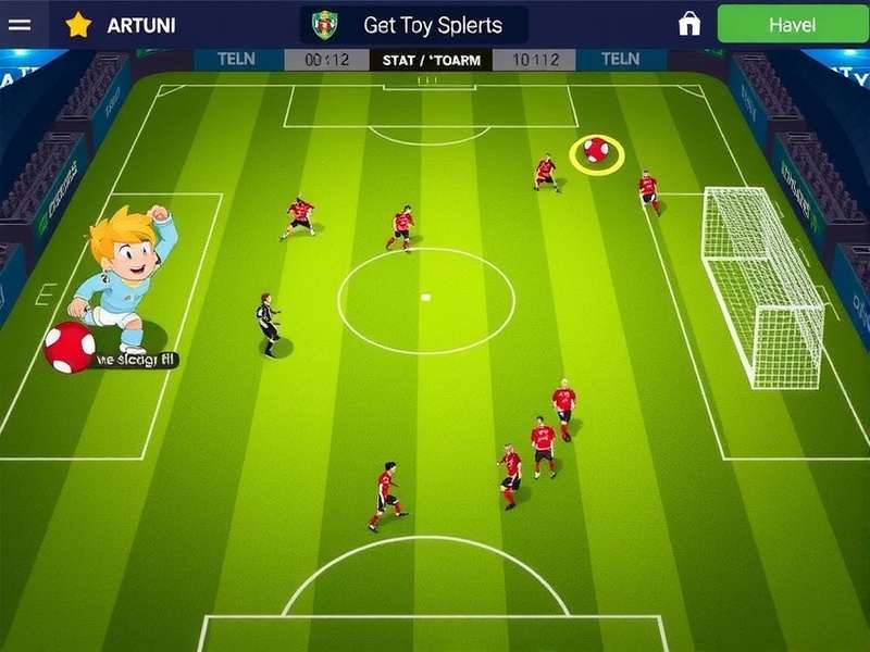 Football Strike gameplay screenshot showing a penalty kick moment