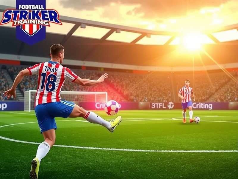 Striker making a near-post run to finish a cross