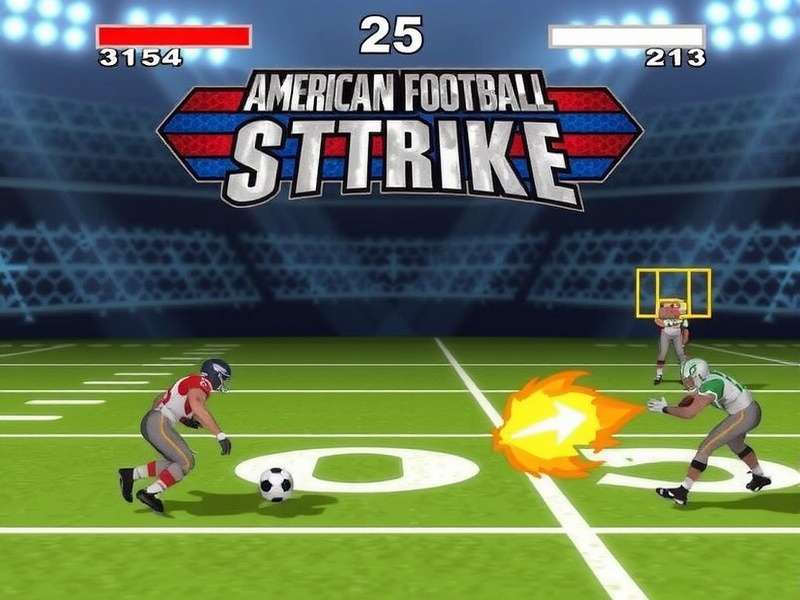 American Football Strike playcall screen showing offensive formations